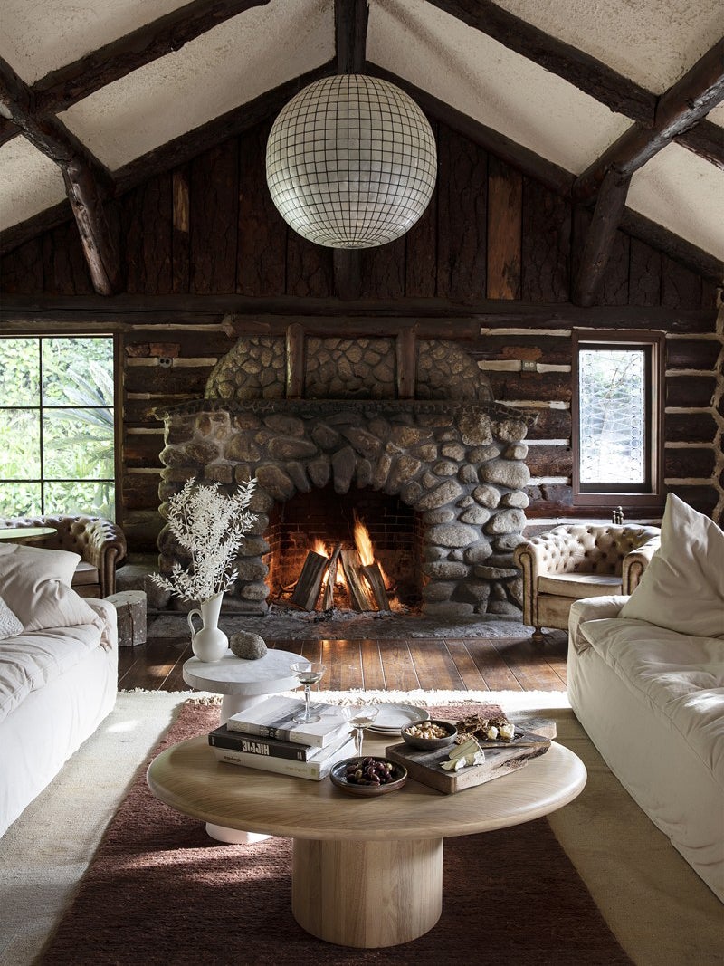 cozy cabin living room