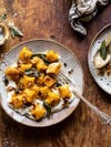 Pumpkin Cauliflower Gnocchi With Browned Butter and Whipped Ricotta