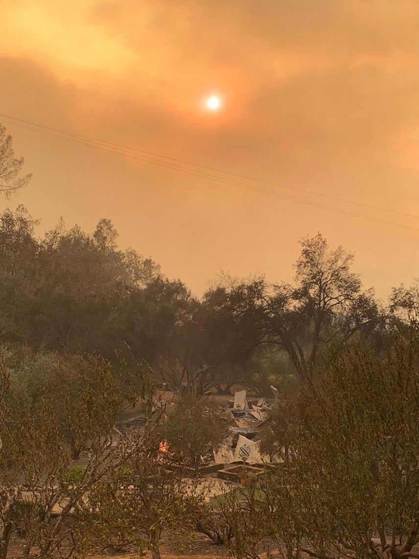 Calistoga California Fires