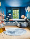 Space themed kids room