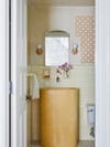 Leanne Ford home Pittsburgh - yellow bathroom