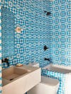 moroccan tiled shower