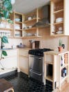 Small kitchen cabinets - plywood kitchen