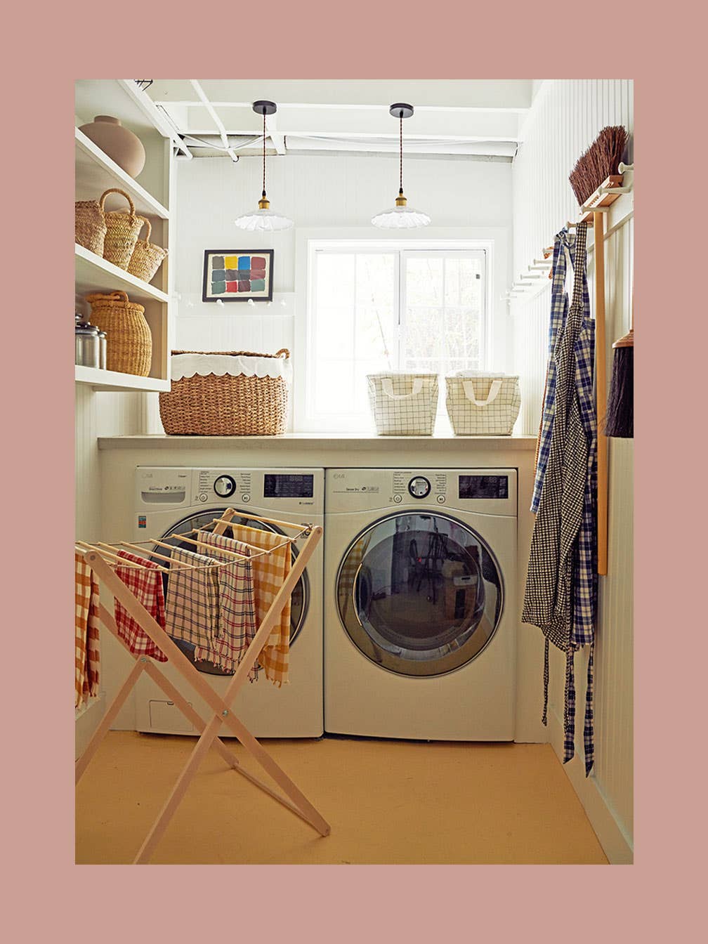 Decorative Details Make All the Difference in This Laundry Room Reno