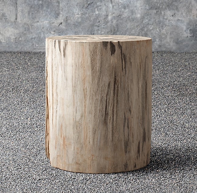 a wood stool