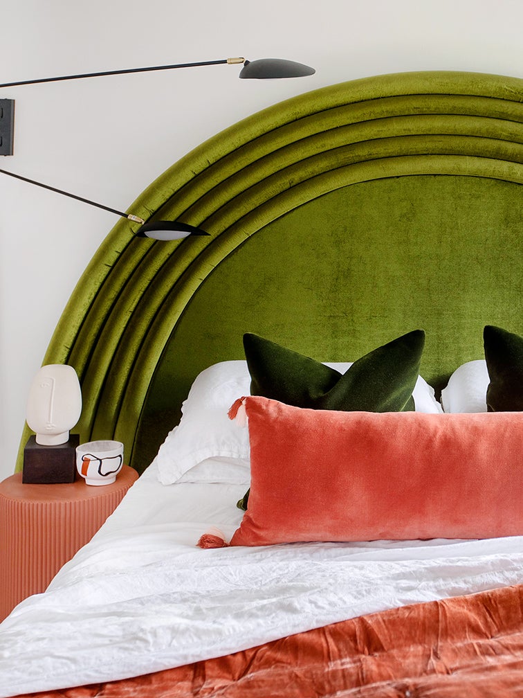 Pool Noodles Are the Secret Ingredient to This $300 Arched Headboard