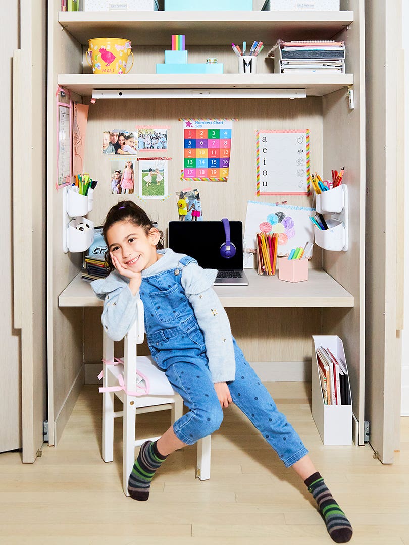 Behind These Streamlined Cabinets Is an Entire Hidden Kids’ Zone
