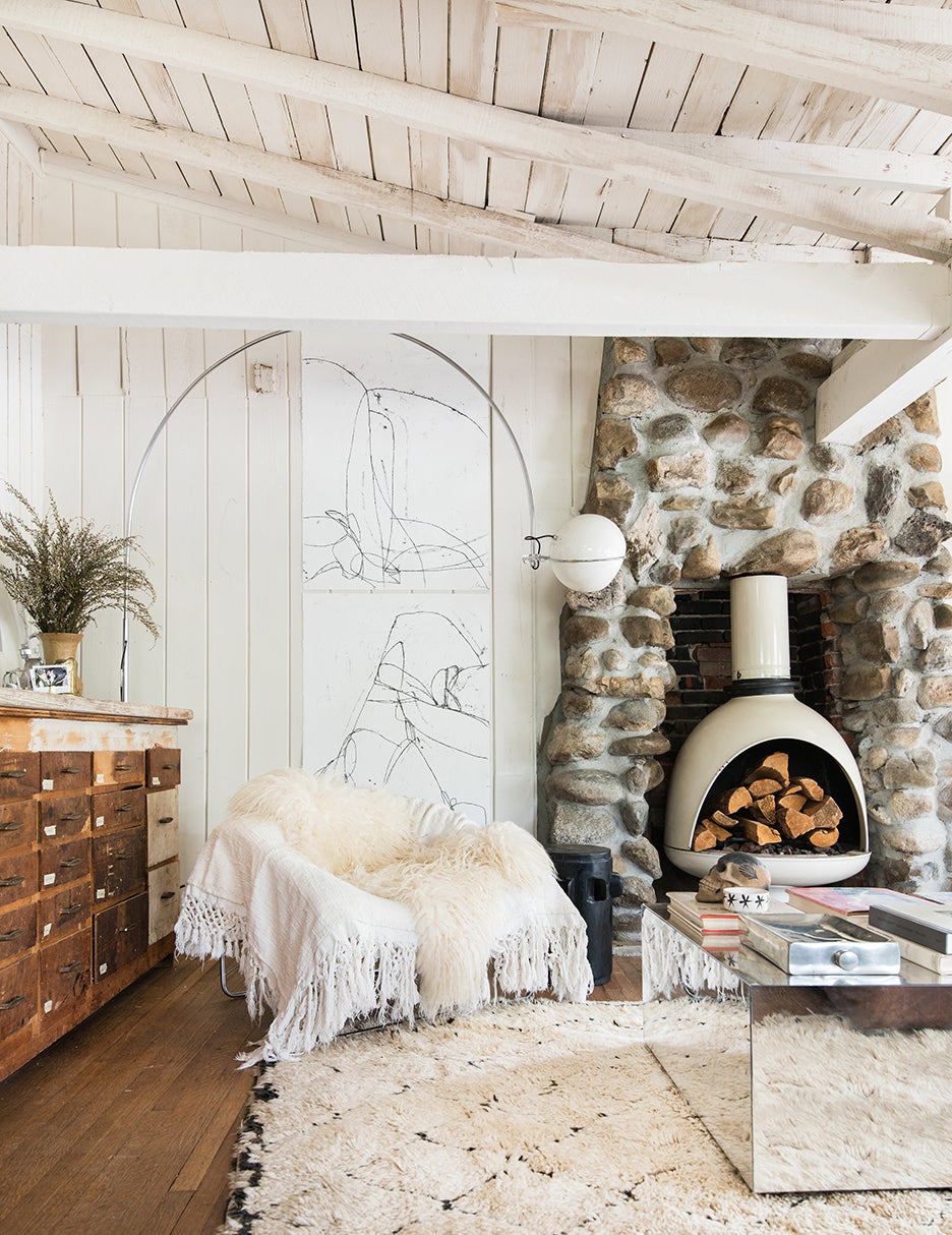 cozy cabin living room