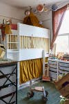 Terracotta rooms -bunk bed with curtains