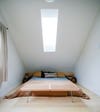 bedroom with skylight