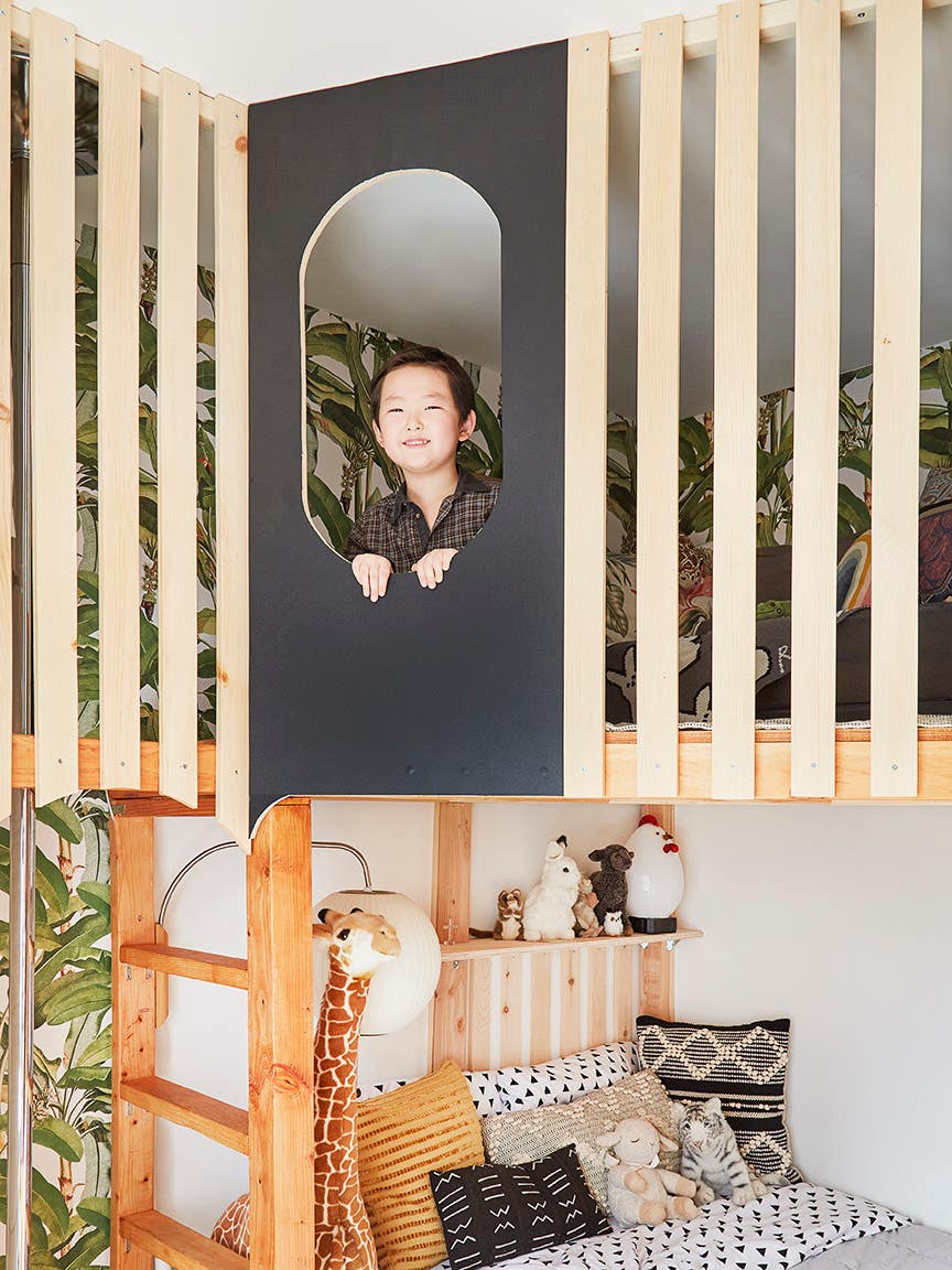 Peep the Storage-Friendly Loft Bed That Brought Three Generations of Family Together