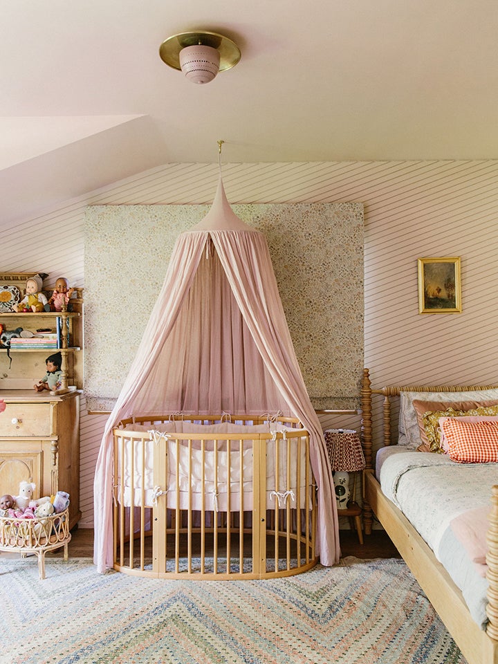 Flowy Fabrics and Flowery Prints—This L.A. Nursery Is a Dôen Dress in Room Form