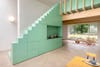 mint green cabinets 
