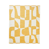yellow geometric outdoor rug