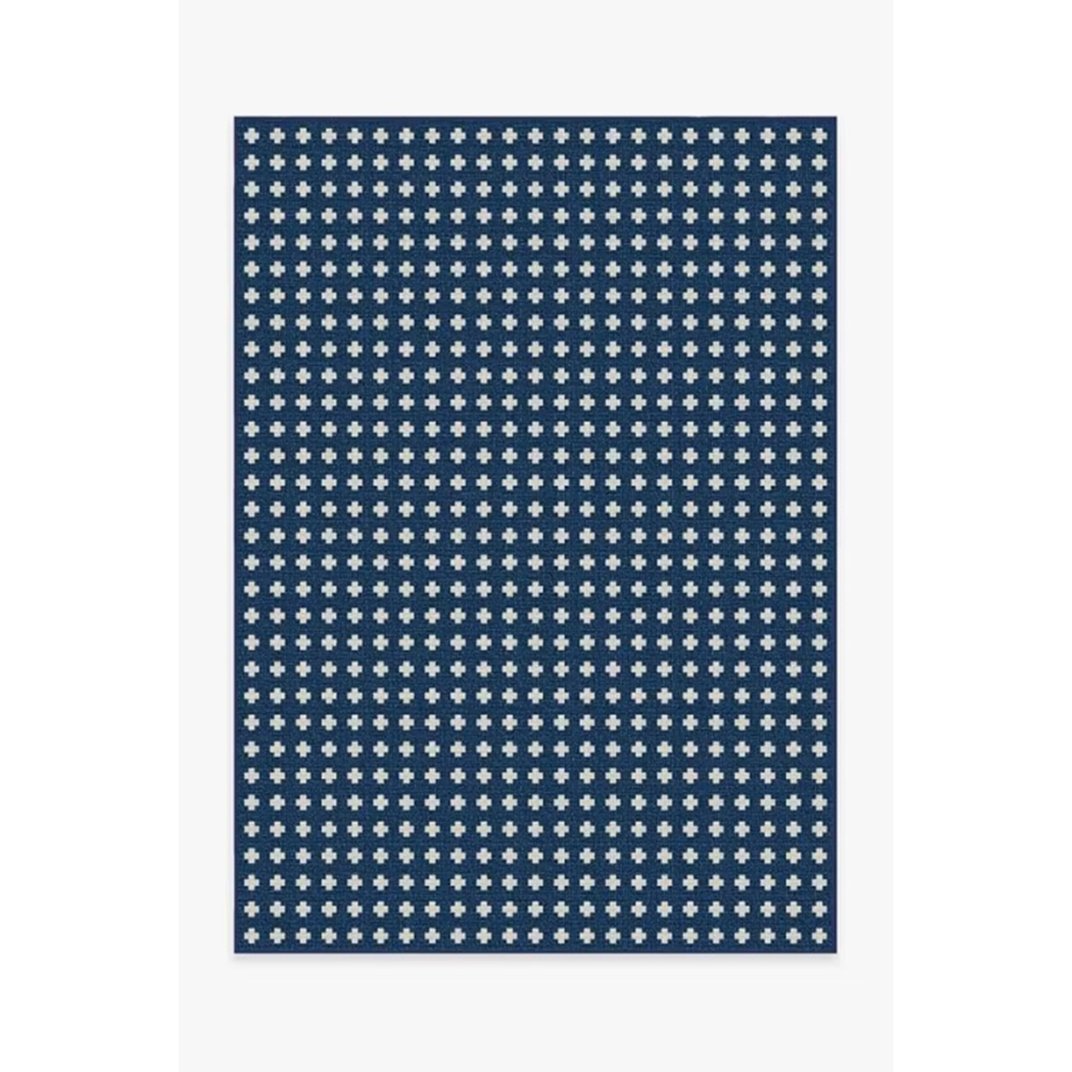 5-by-7 Outdoor Adde Navy Rug, Ruggable