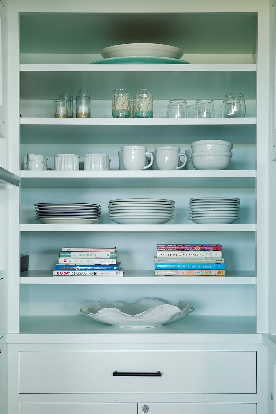 pale turquoise pantry
