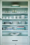 pale turquoise pantry