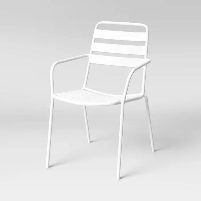 The Best Patio Chairs Option Room Essentials Metal Slat Stacking Patio Chair