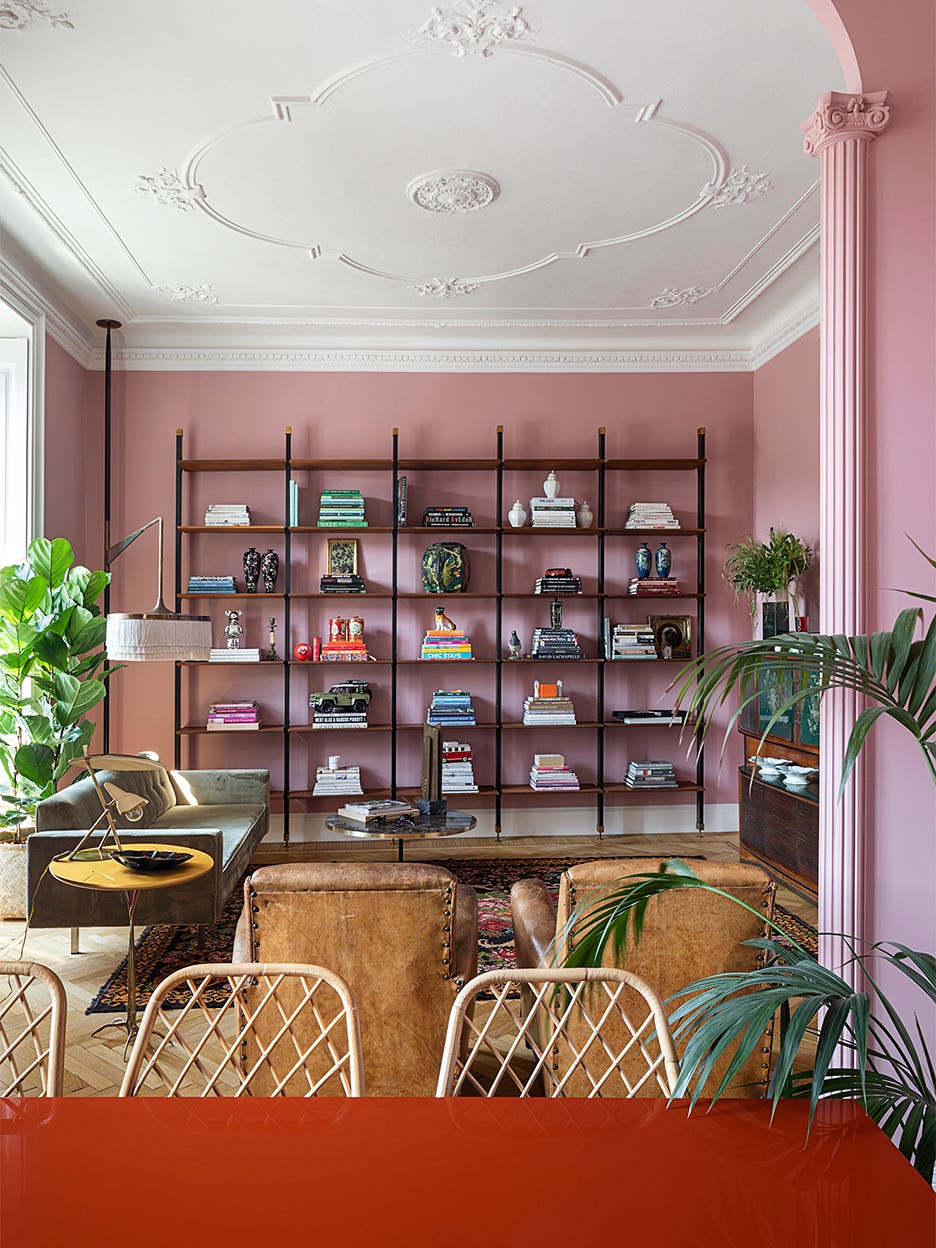 In This Milan Apartment, the Candy Colors Were Inspired by an Original Feature