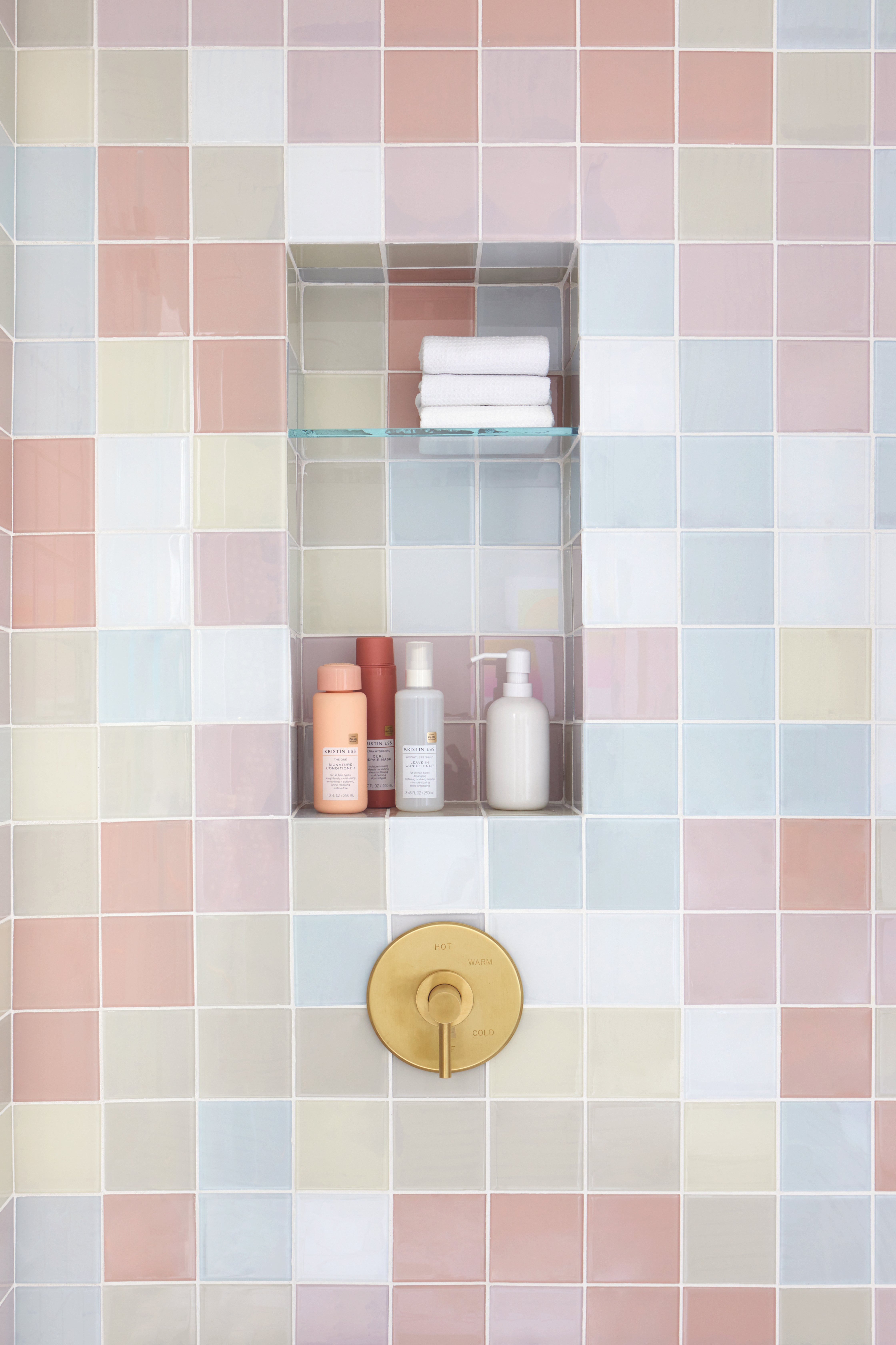 This Type of Tile Gets You a Shimmery, Textured Shower (and It’s Not Zellige)