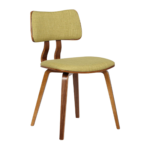 Green and Walnut Dining Chair from Armen Living