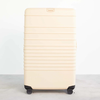 Beige Check-In Roller Suitcase