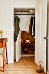 Narnia-esque nook in closet