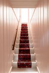 red staircase runner