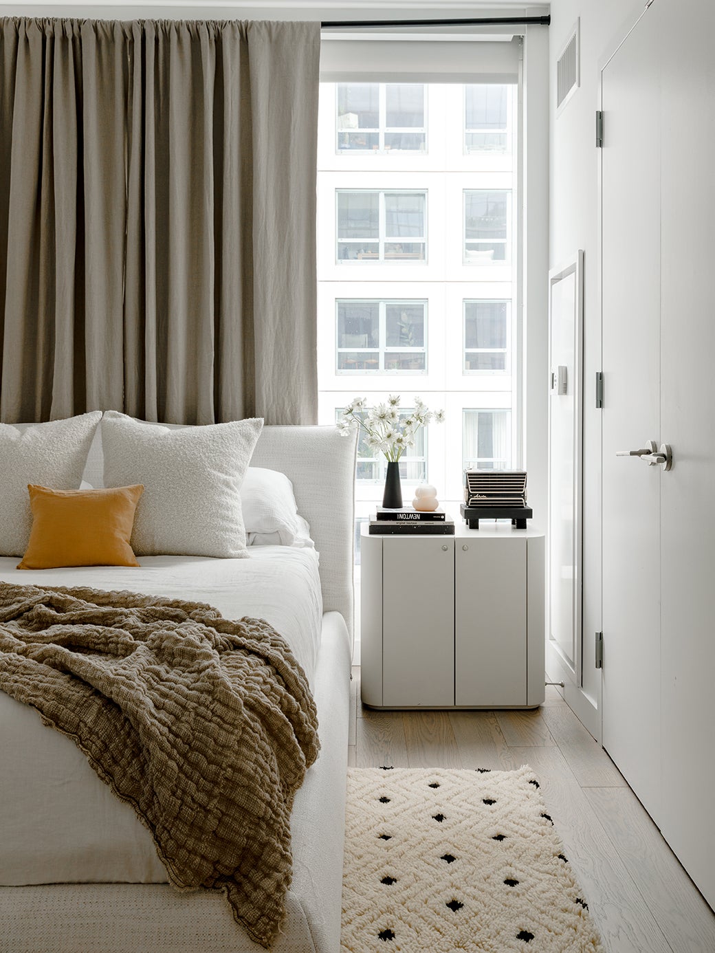 cozy neutral bedroom