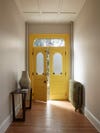 yellow front door