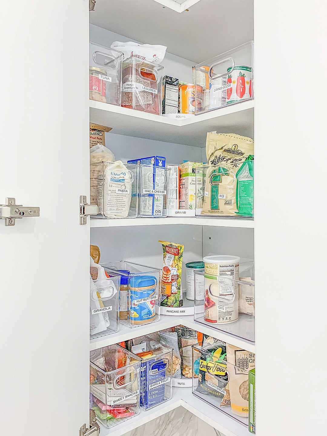 food in cabinet