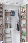 hidden walk in pantry with ladder