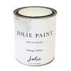 Can of Antique White chalk paint by Jolie