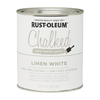 Can of linen white chalked paint by Rust-Oleum