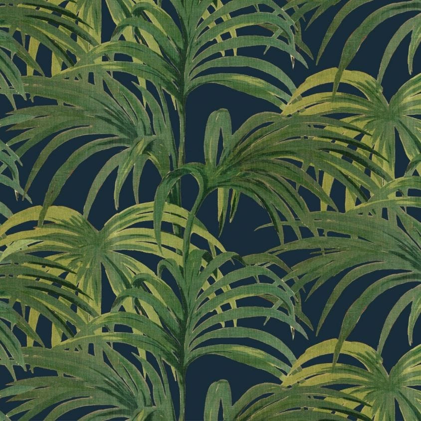 Palm Leaves Dark Wallpaper