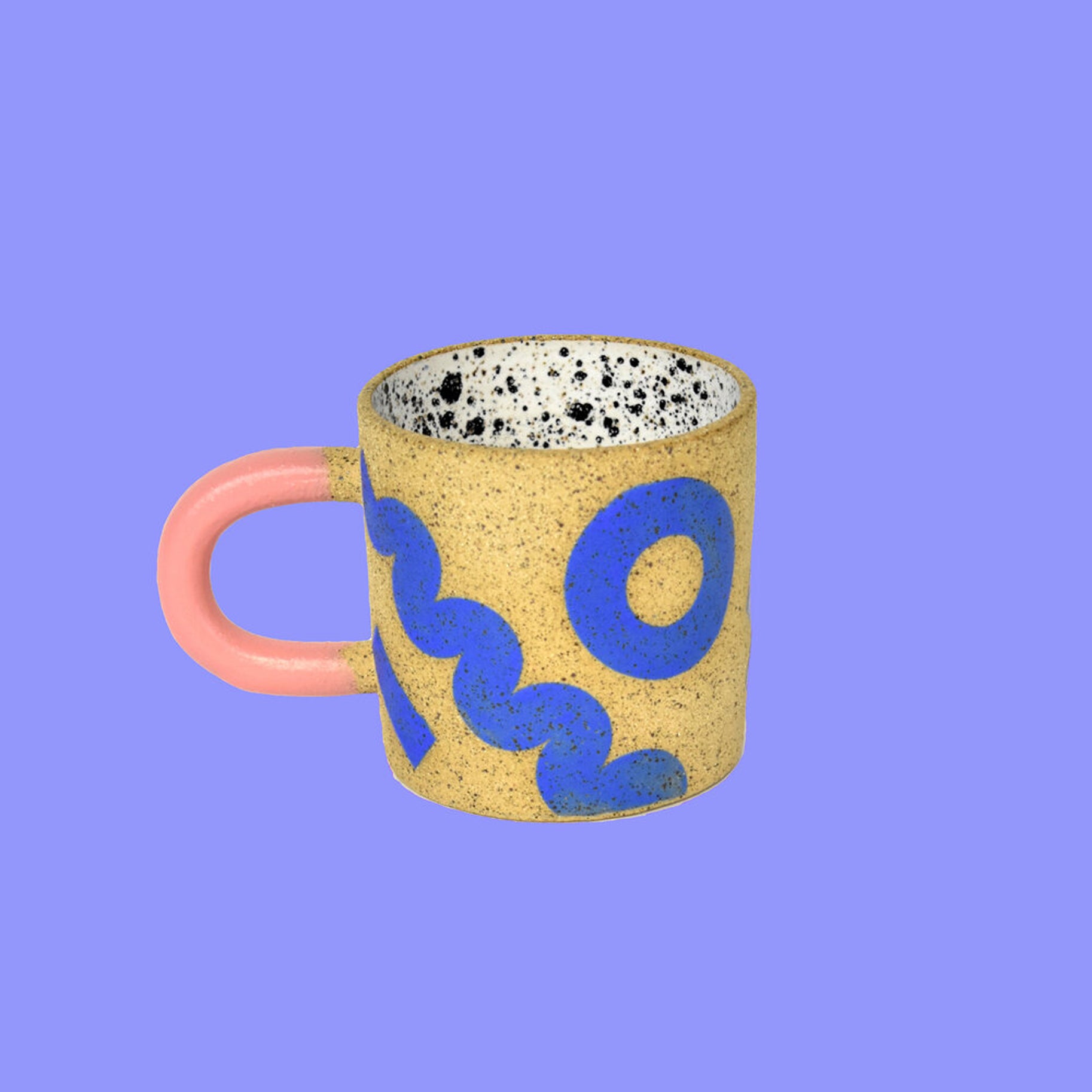 The Best Coffee Mugs Option: Recreation Center Blue Doodle Mug
