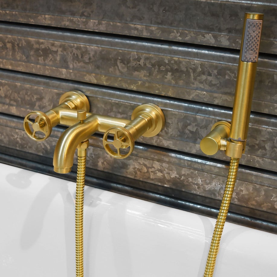 nautical brass bath tap
