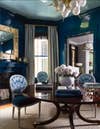 Blue Ceiling Dining Room