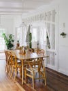 airy dining room