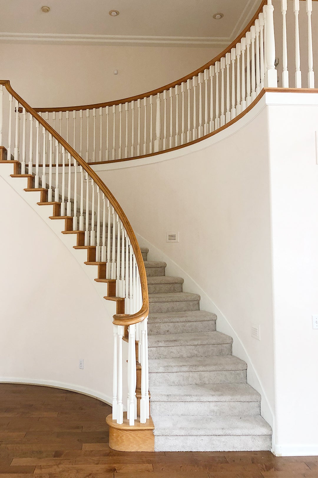 curved dated stairs