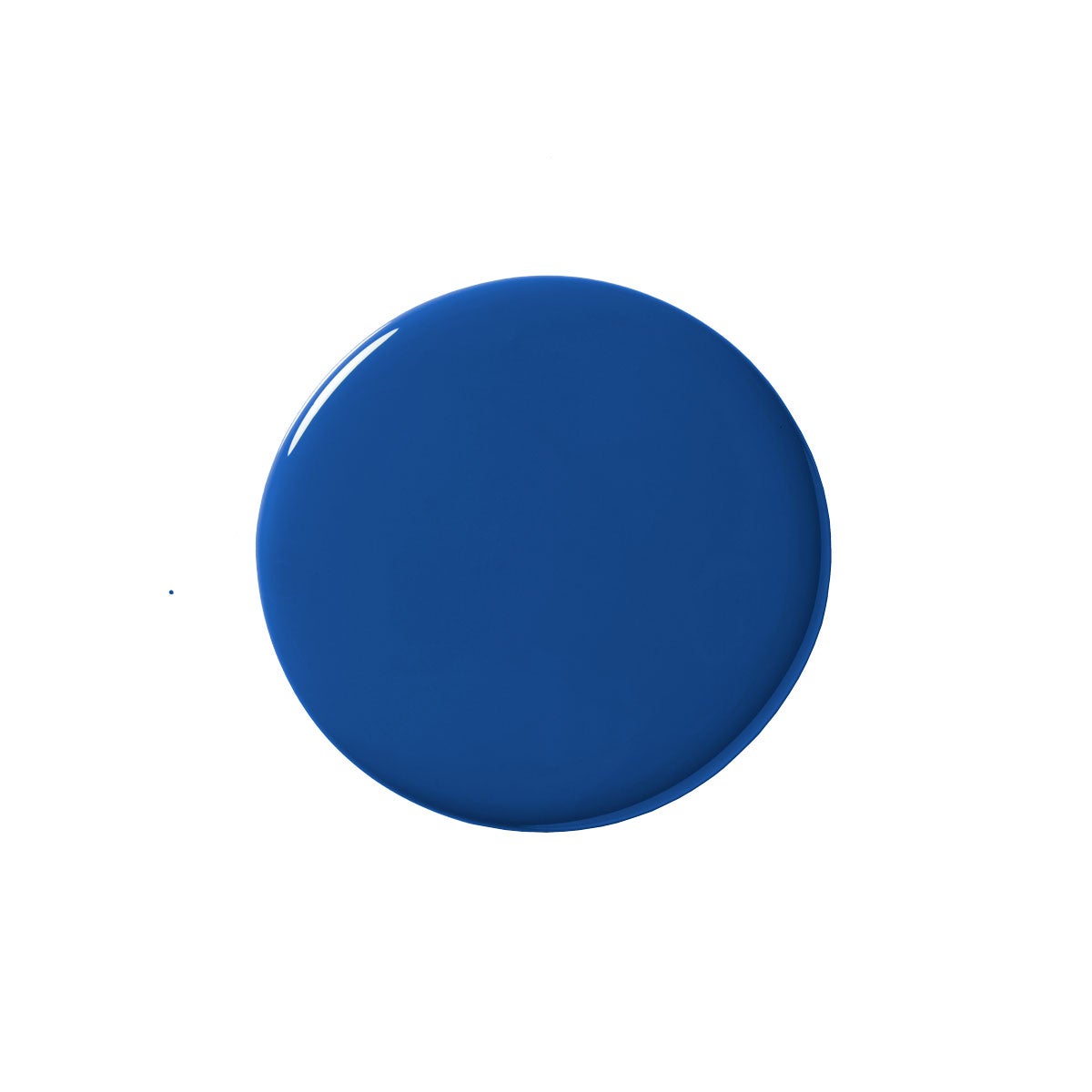 Bright Glossy Blue Paint Blob by FPE