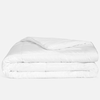 White Comforter Weighted Blanket by Brooklinen Folded