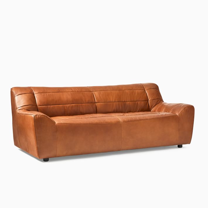 west elm brown sofa