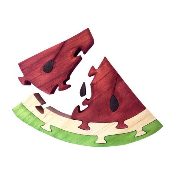 The Best Puzzle Option: Cucu Watermelon Wooden Puzzle