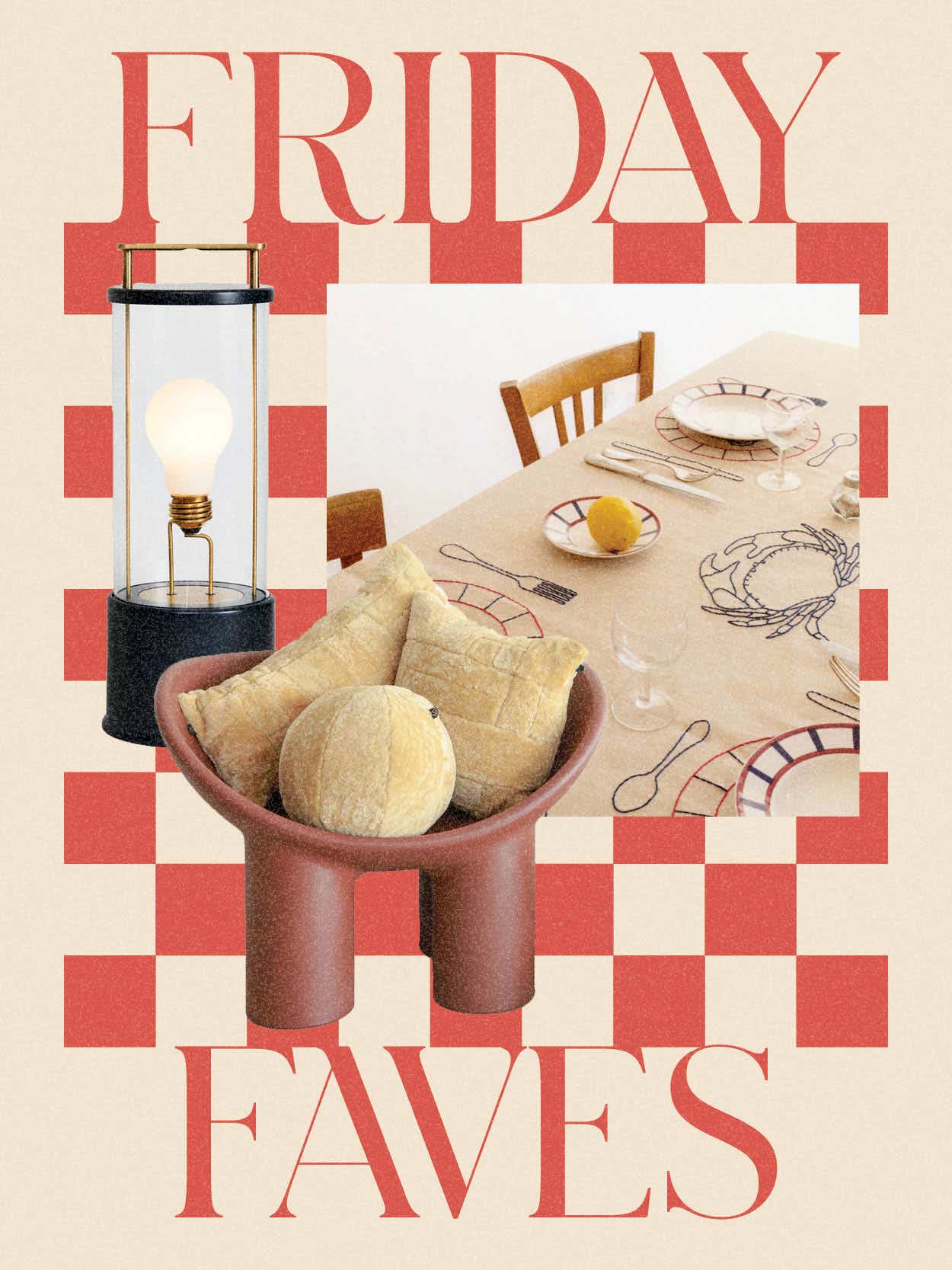Friday faves collage with editor's picks