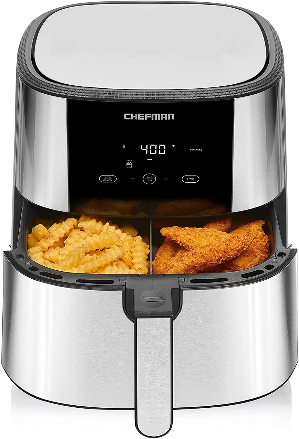 air fryer compartmented