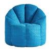 memory foam blue chair