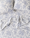blue floral sheet set