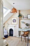 cozy angled sloped nook