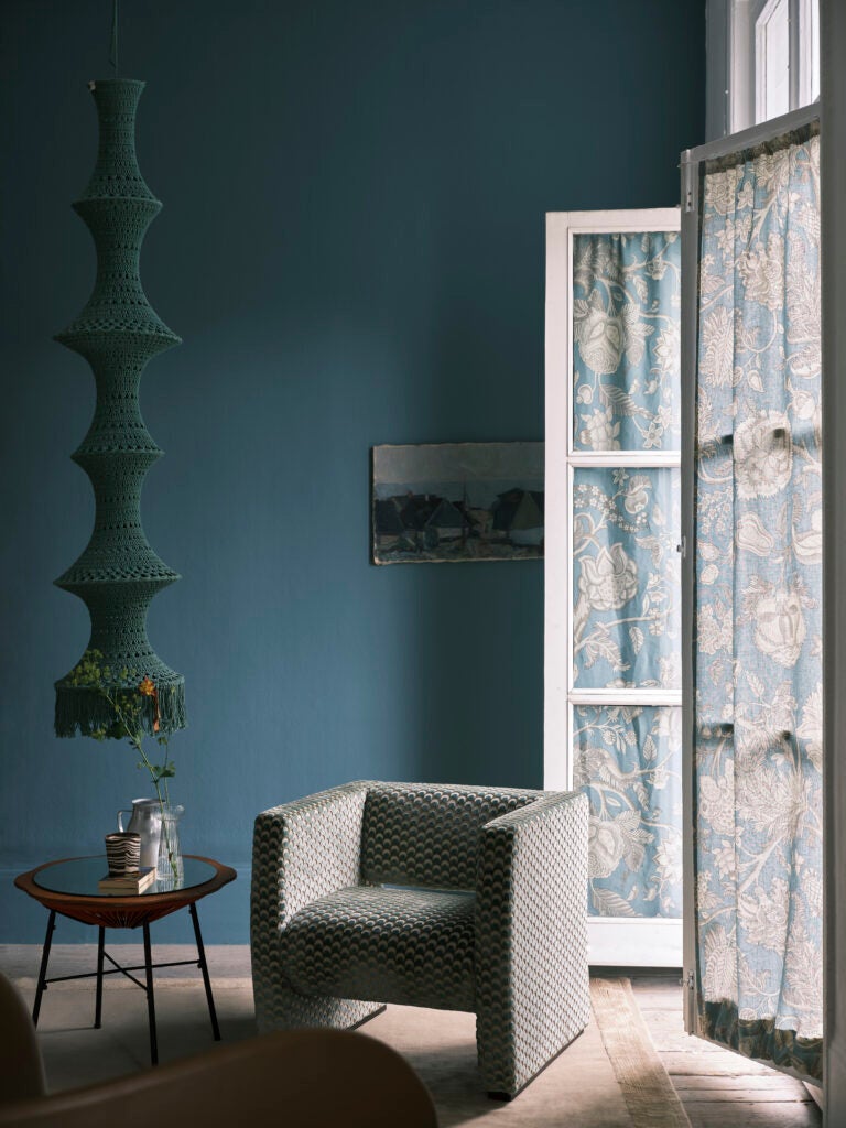 Farrow & Ball and Liberty Just Made Matching a Paint Color to Your Sofa Infinitely Easier